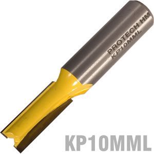 Straight Bit 10mm X 25mm Cut 2 Flute Metric 1/2' Shank